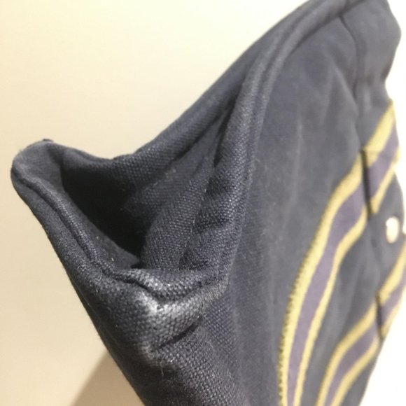 Hermes Blue Canvas Fabric Fourre Tout TPM France - Picture 10 of 11